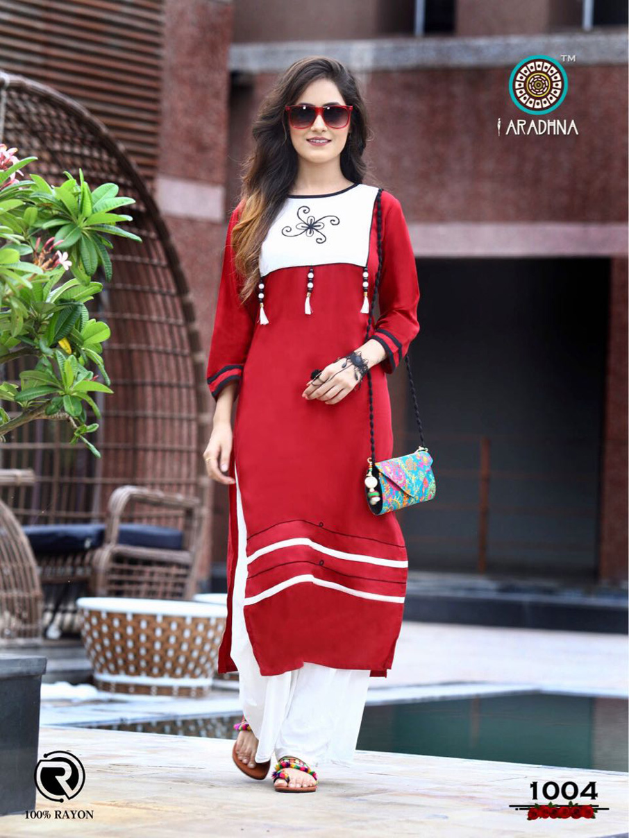 Rose Rivera Rayon Kurti Launched by Aradhna Brand Rose Rivera Rayon Kurti Launched by Aradhna Brand